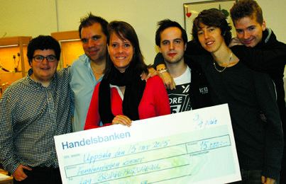  Simon Hult, Peter Bertheau, Marion Michielsen, Adam Stokka, Simon Ekenberg och Mikael Rimstedt.